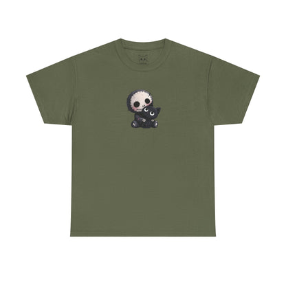 Skull and cat cute Tee