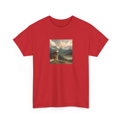 Daydreaming Cat Landscape Tee