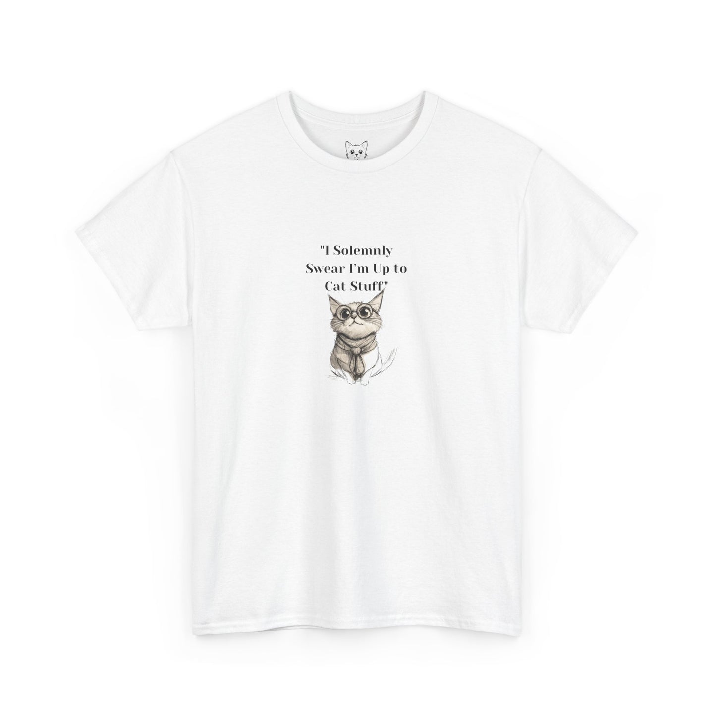 Harry potter style cat T shirt
