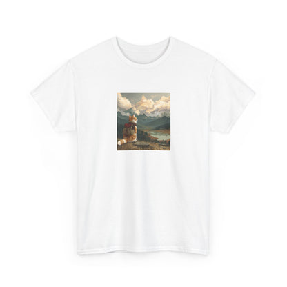 Daydreaming Cat Landscape Tee