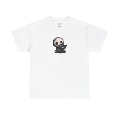 Skull and cat cute Tee
