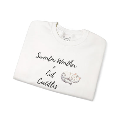 Cat cuddles sweater