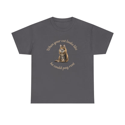 Maine Coon: Big enough to pay rent Tee