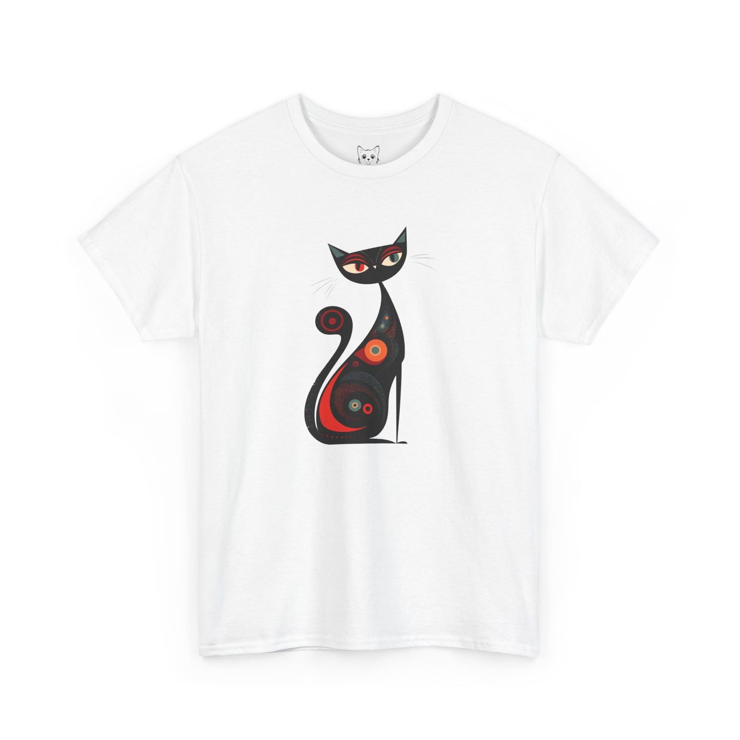 Abstract Cat Vibes Tee