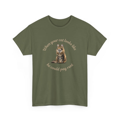 Maine Coon: Big enough to pay rent Tee