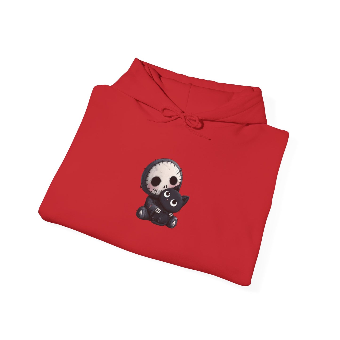 Skull and Cat Cute Hoodie