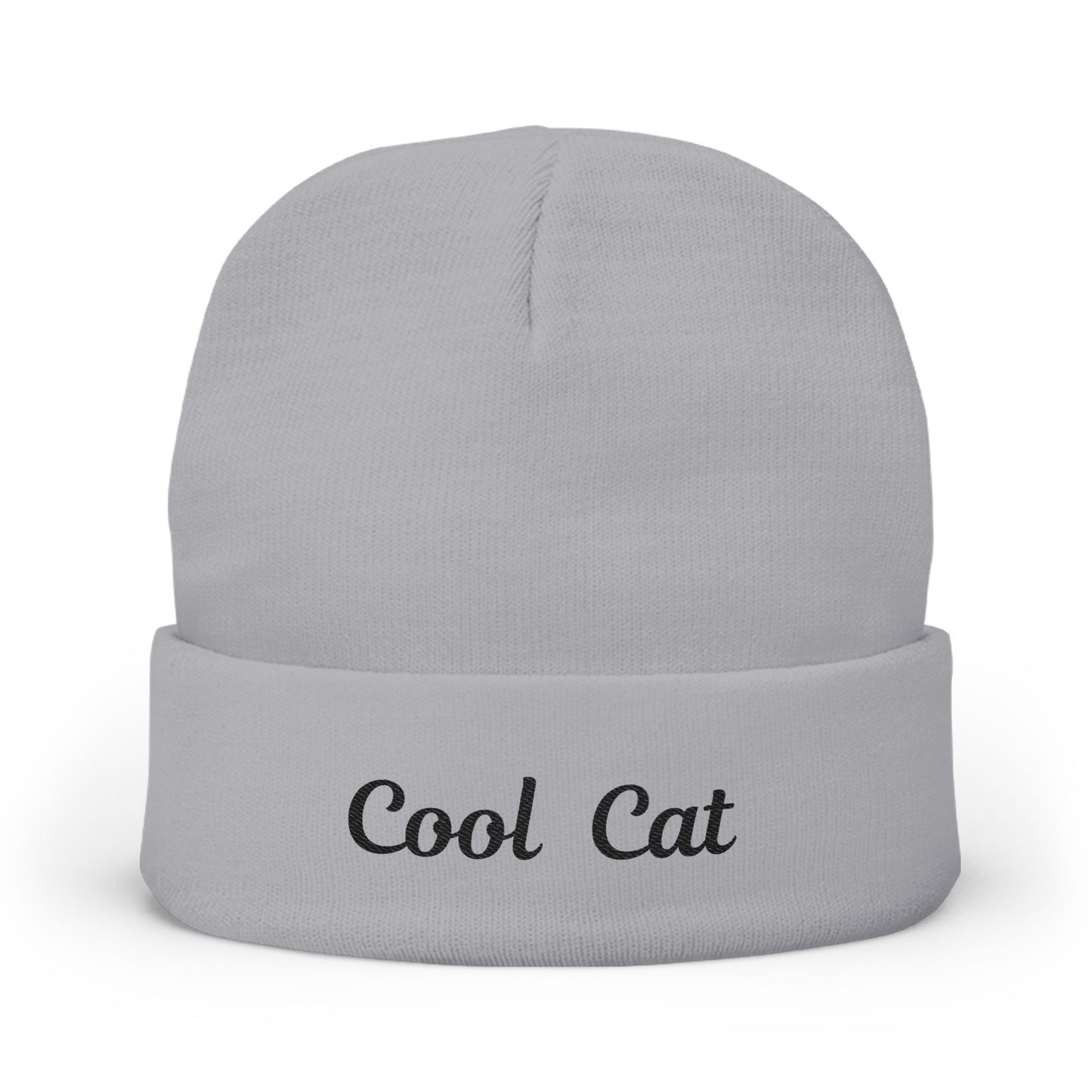 Cool Cat Beanie (embroidery)