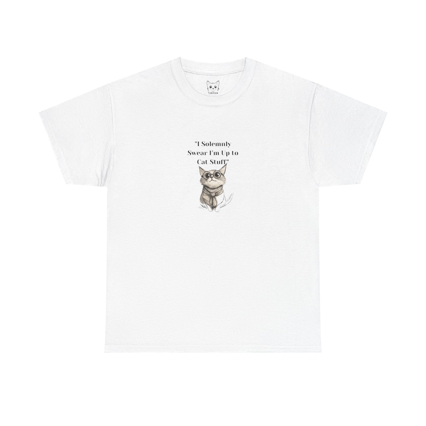 Harry potter style cat T shirt