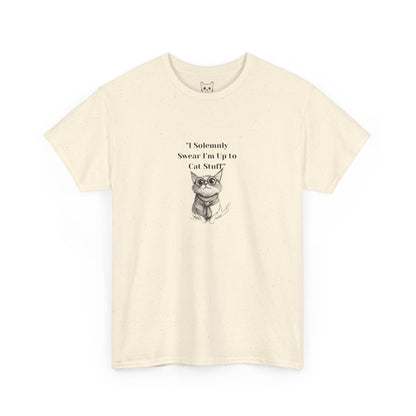 Harry potter style cat T shirt