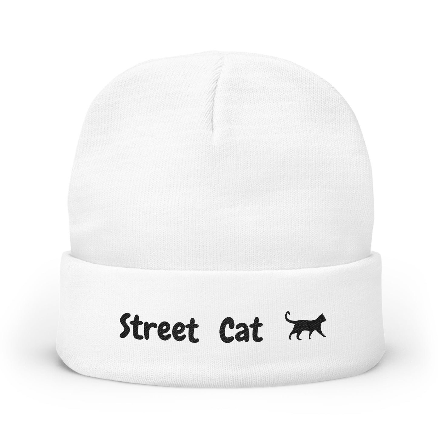 Street Cat Beanie (Embroidery)