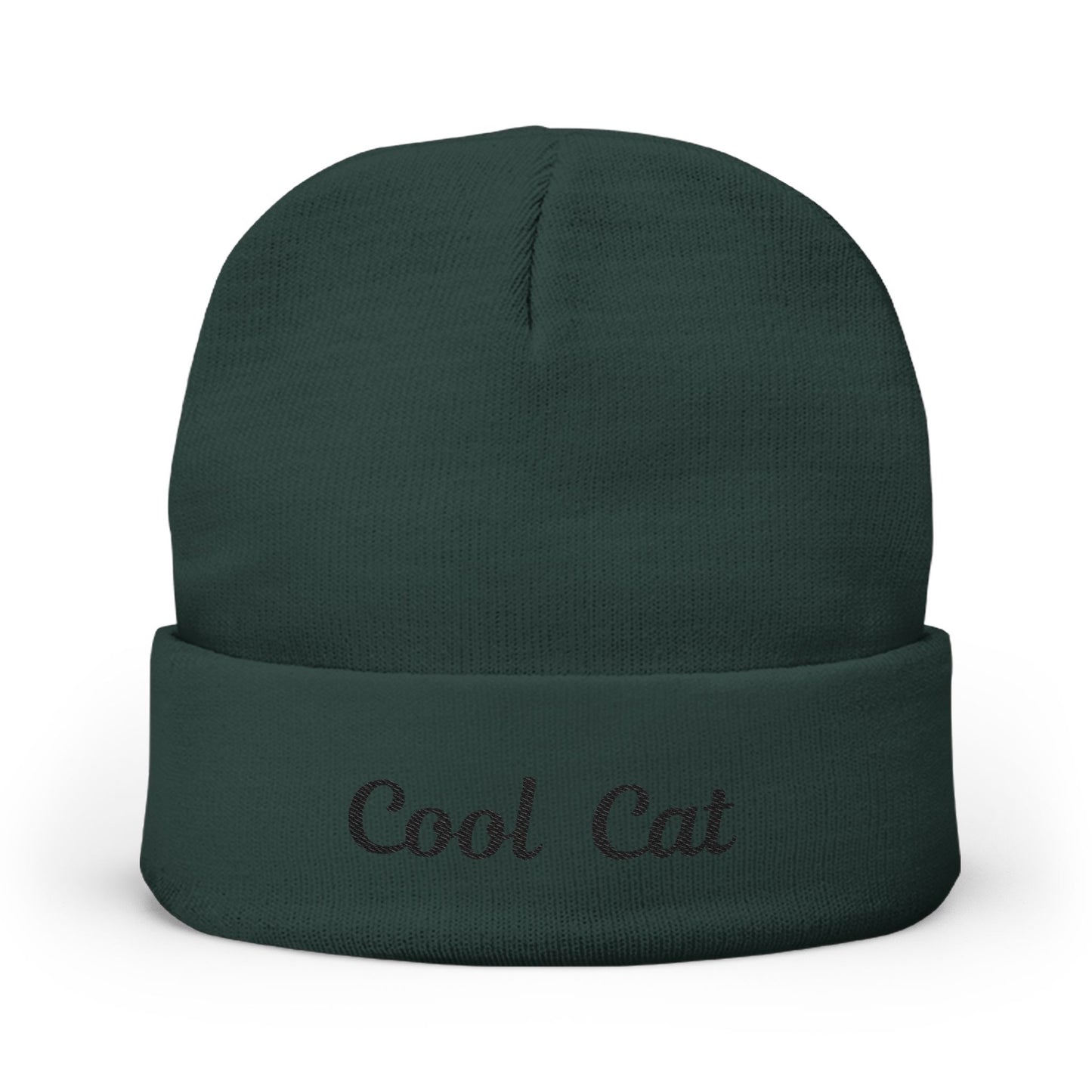 Cool Cat Beanie (embroidery)