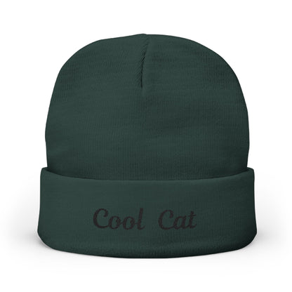 Cool Cat Beanie (embroidery)