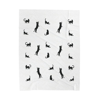 Cats clowder Velveteen Plush Blanket