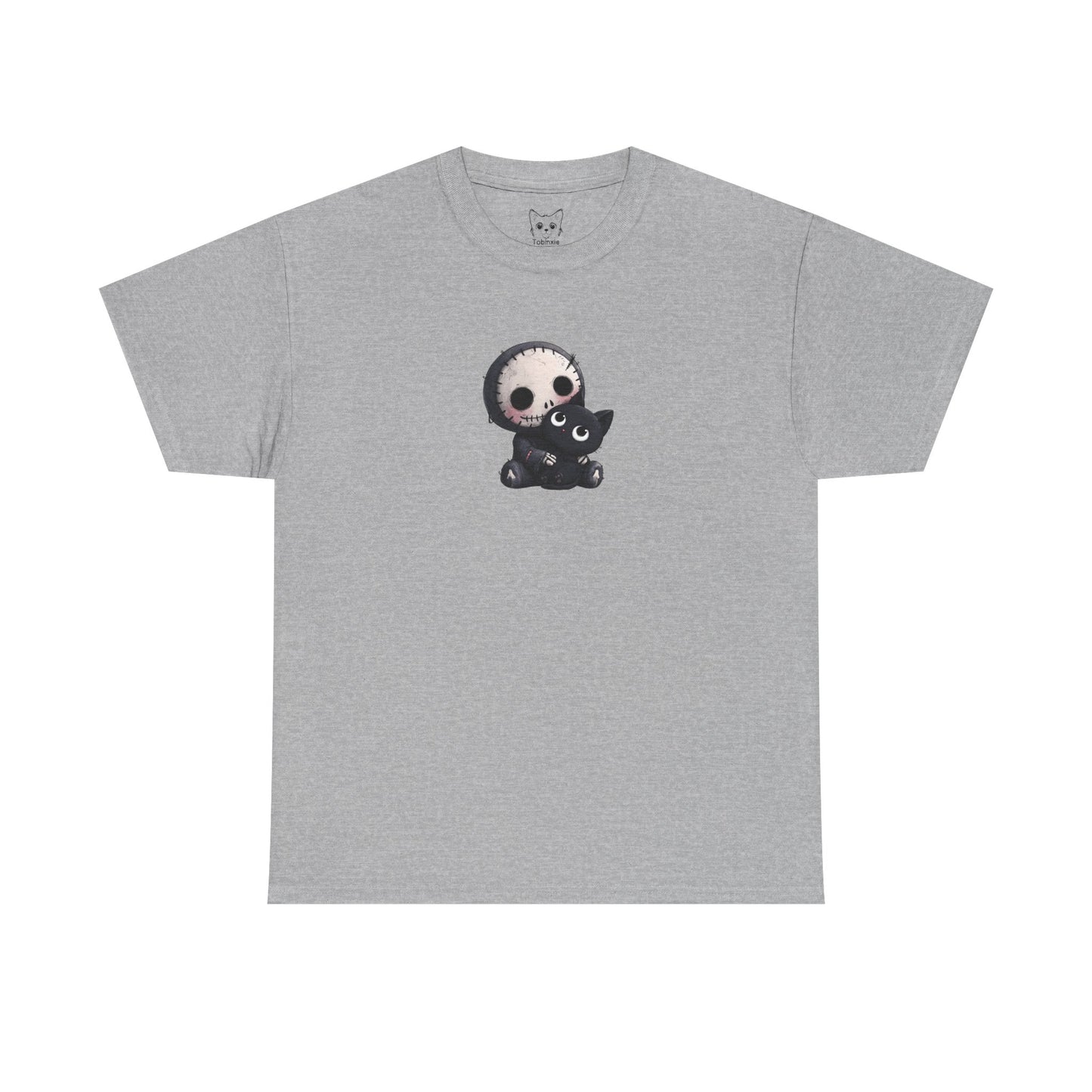 Skull and cat cute Tee