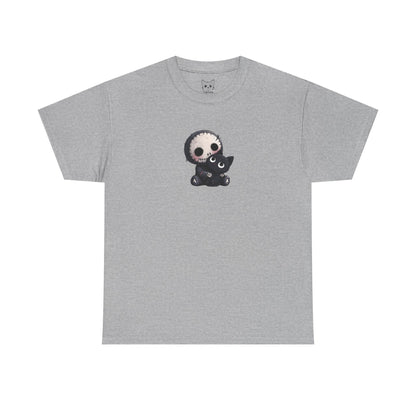 Skull and cat cute Tee