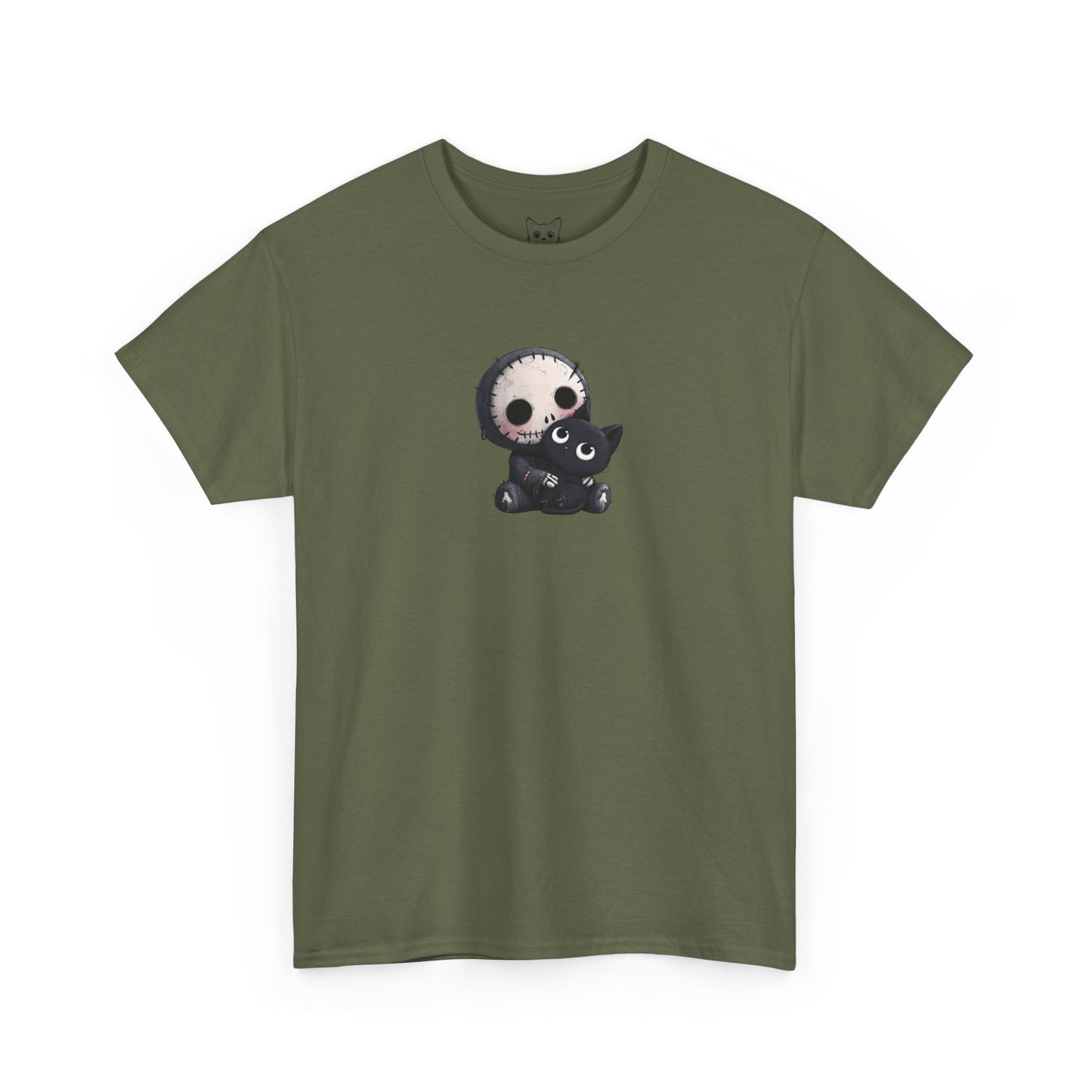 Skull and cat cute Tee