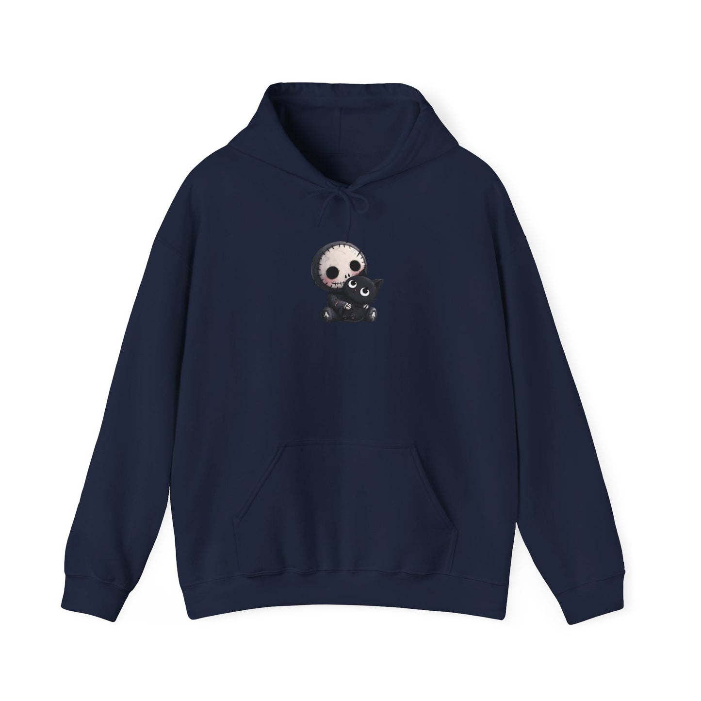 Skull and Cat Cute Hoodie