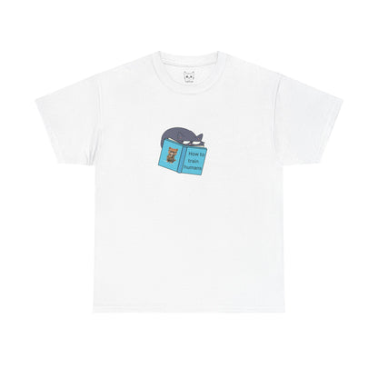 Cat reading funny Tee