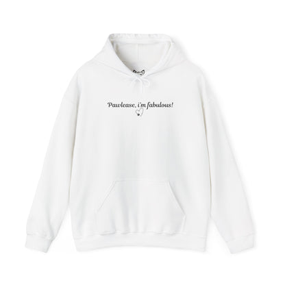 Pawlease fabulous white Hoodie
