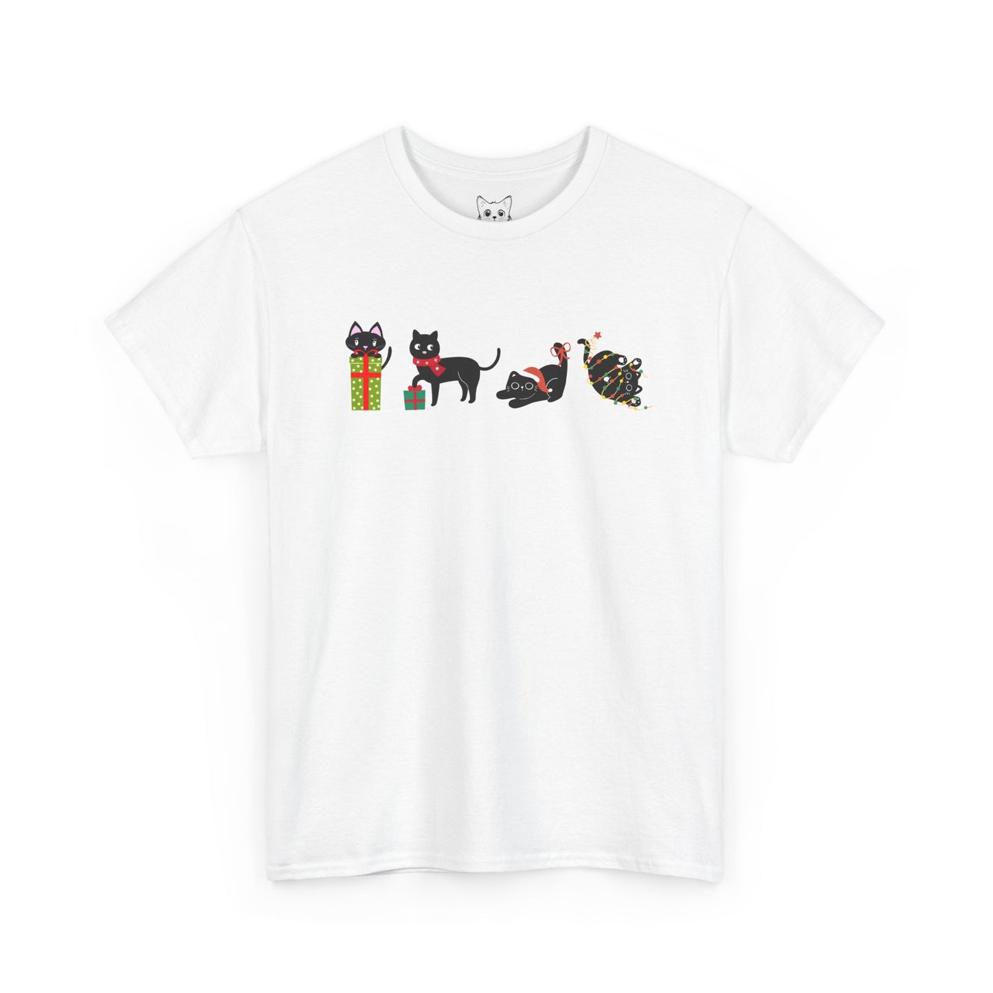 Christmas Cat Chaos T-shirt