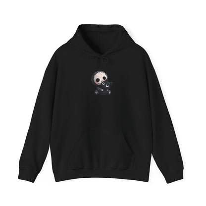 Skull and Cat Cute Hoodie