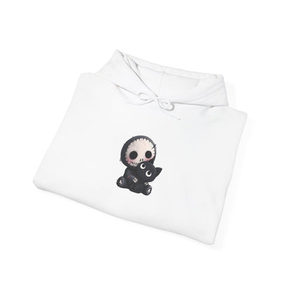 Skull and Cat Cute Hoodie