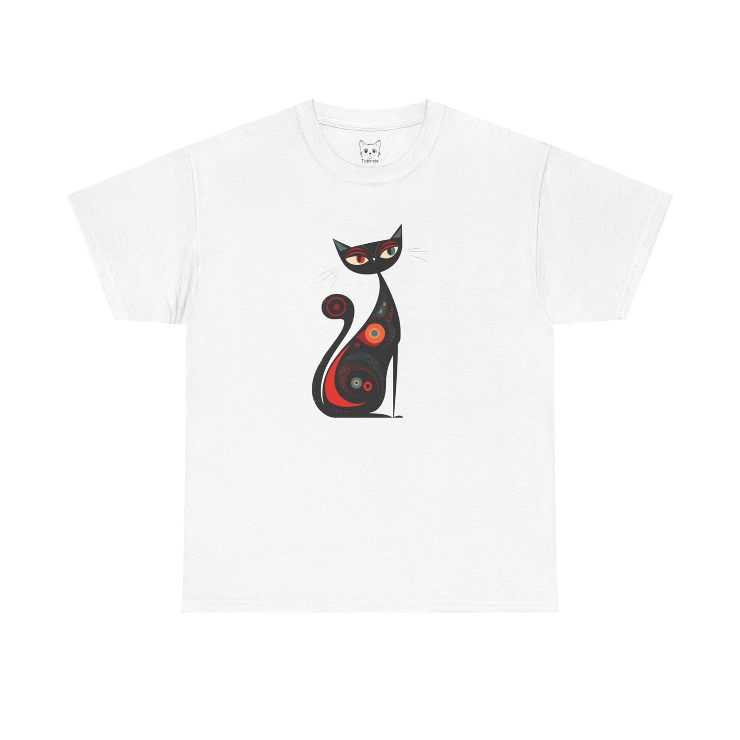 Abstract Cat Vibes Tee