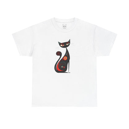 Abstract Cat Vibes Tee