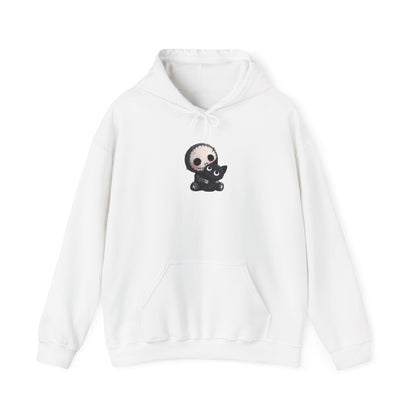 Skull and Cat Cute Hoodie