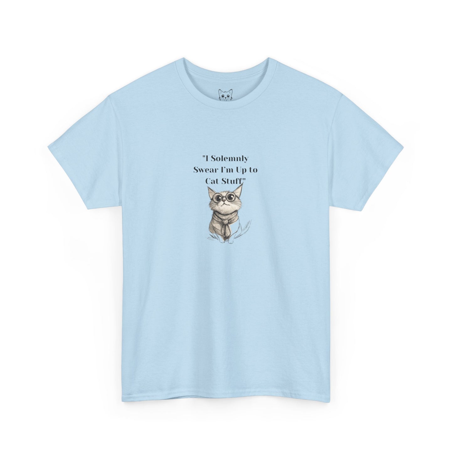 Harry potter style cat T shirt