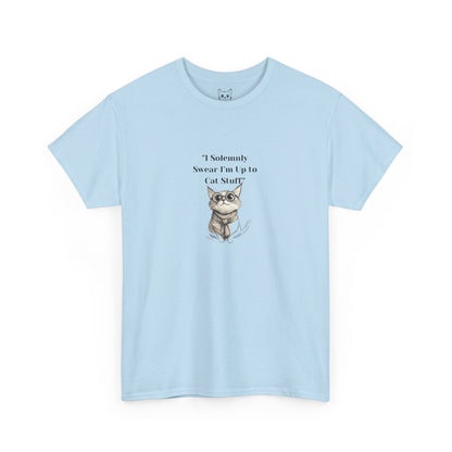 Harry potter style cat T shirt