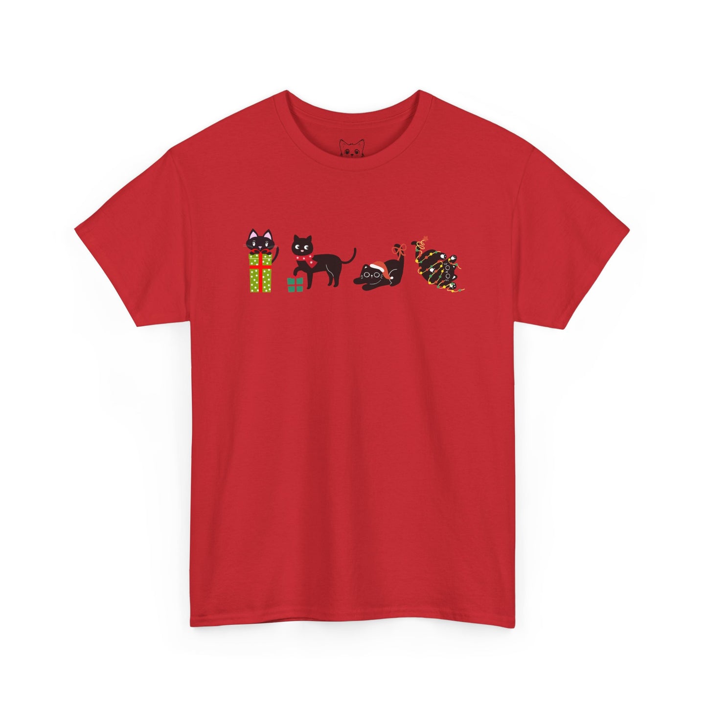 Christmas Cat Chaos T-shirt