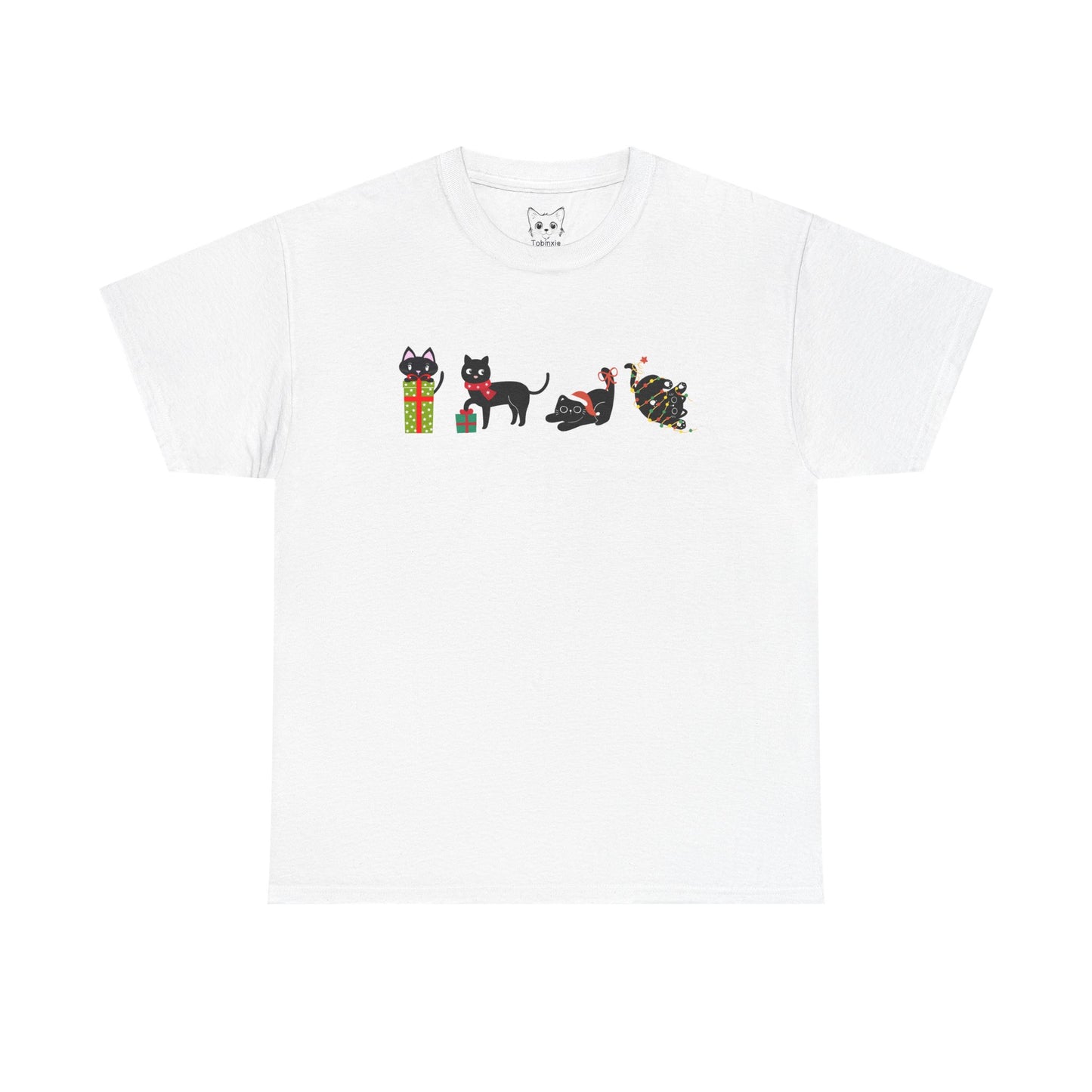 Christmas Cat Chaos T-shirt
