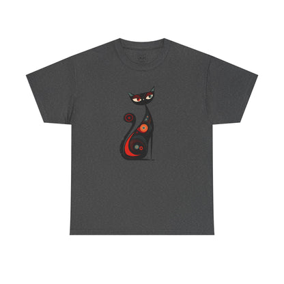 Abstract Cat Vibes Tee