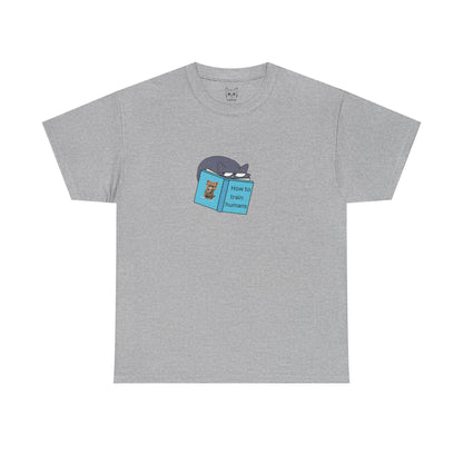 Cat reading funny Tee