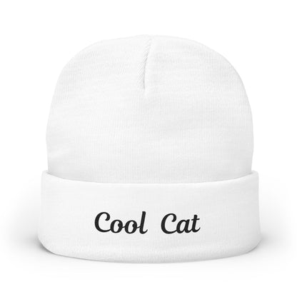 Cool Cat Beanie (embroidery)