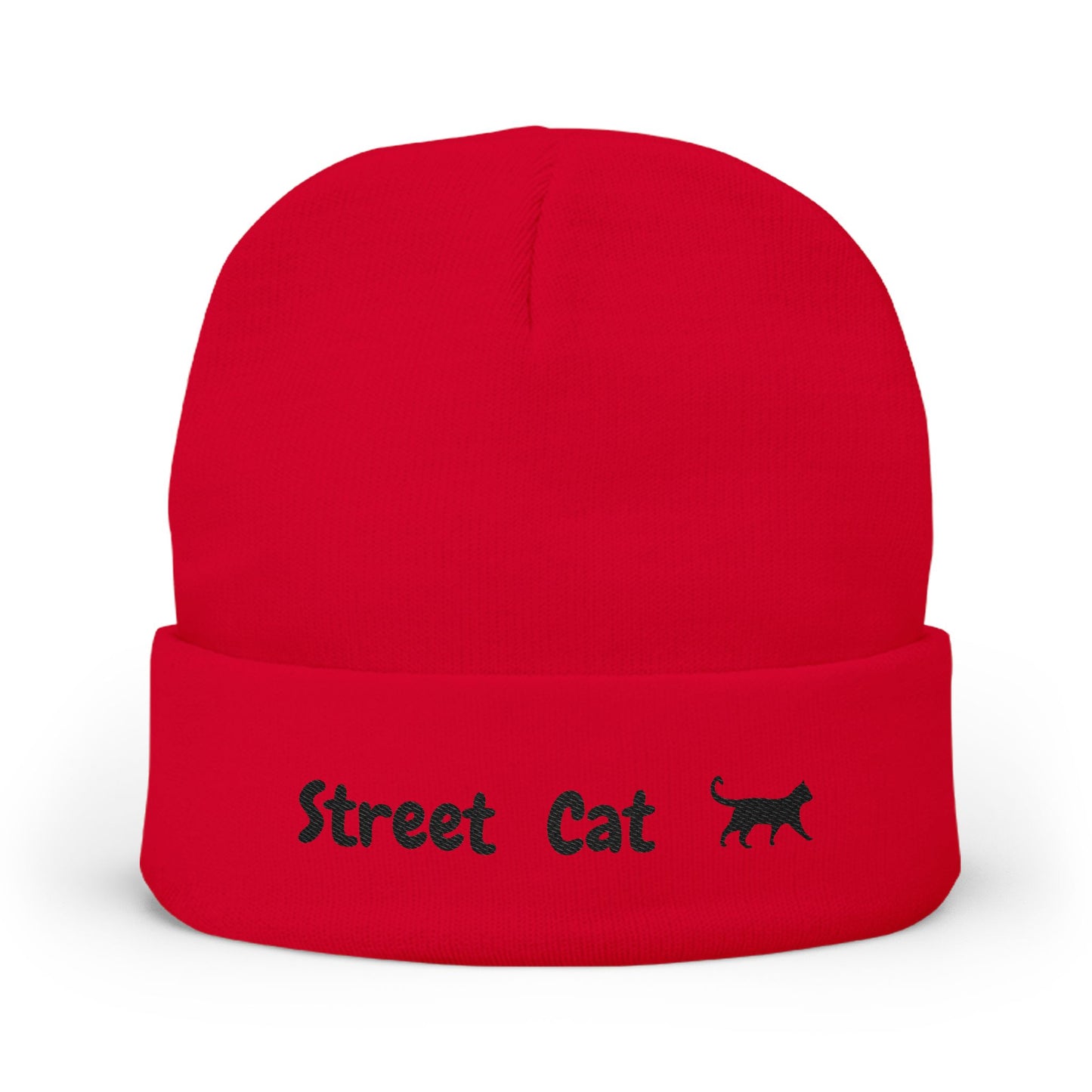 Street Cat Beanie (Embroidery)
