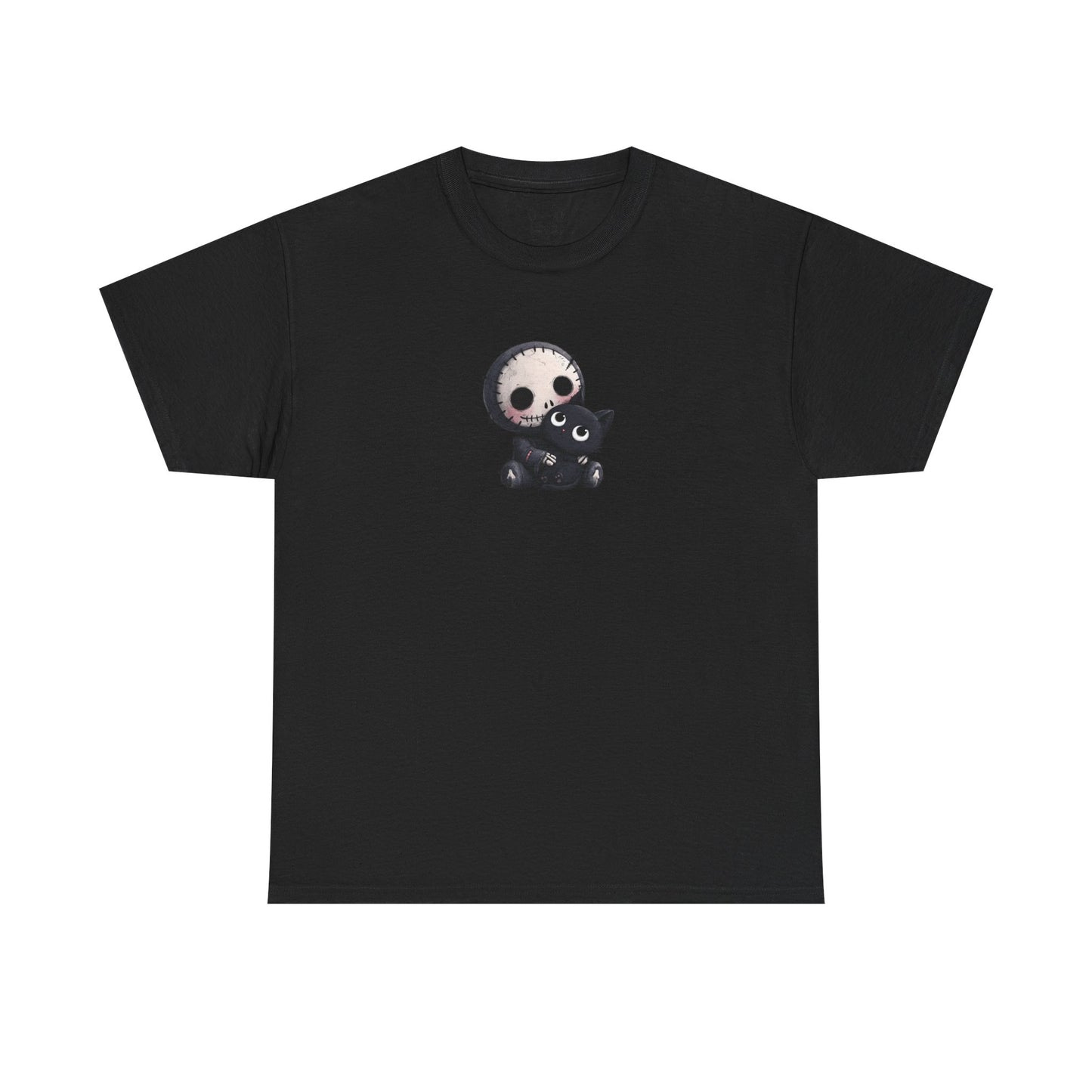 Skull and cat cute Tee