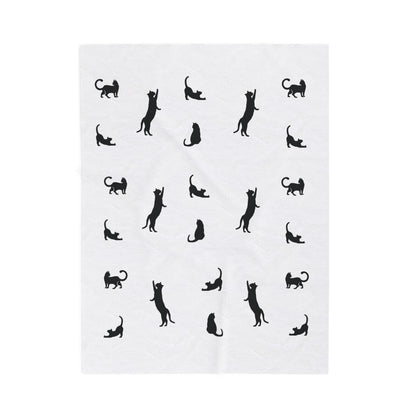 Cats clowder Velveteen Plush Blanket