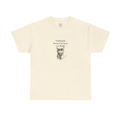 Harry potter style cat T shirt