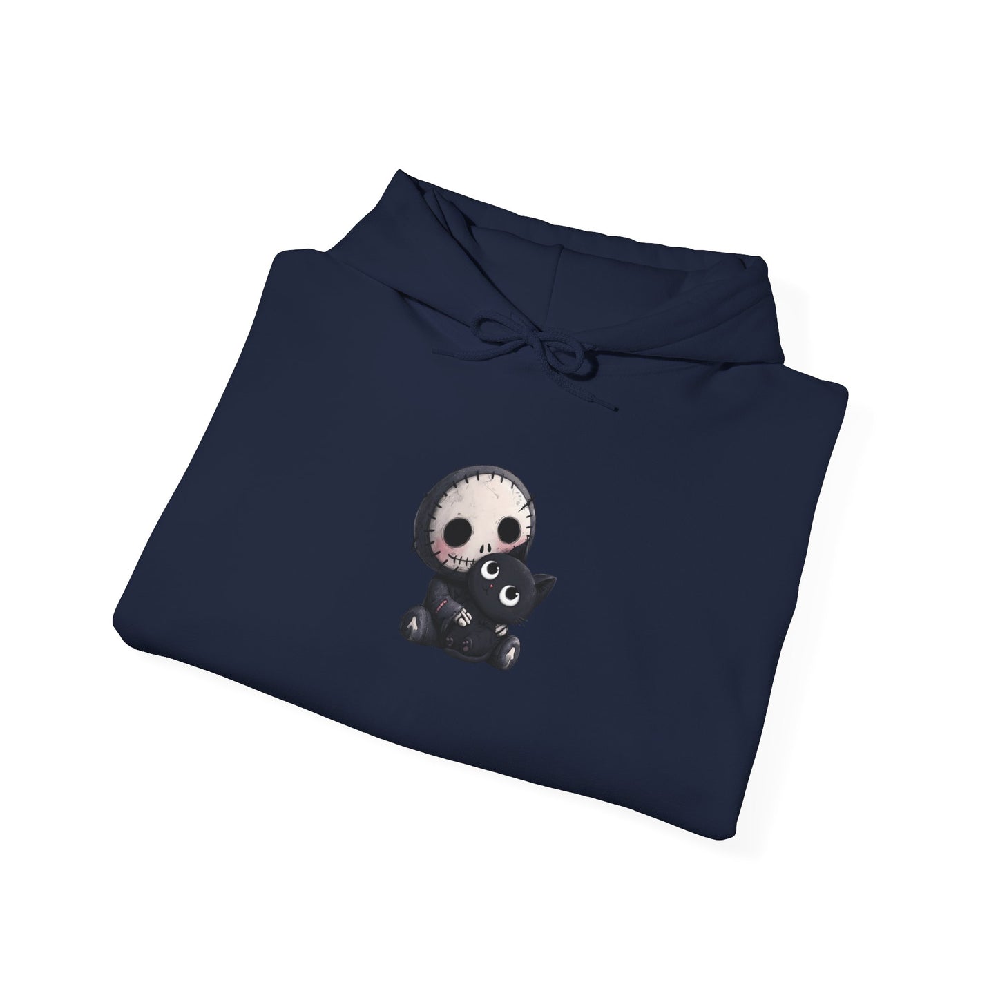 Skull and Cat Cute Hoodie