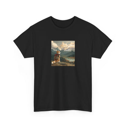 Daydreaming Cat Landscape Tee
