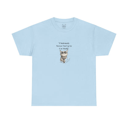 Harry potter style cat T shirt