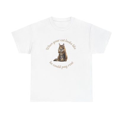 Maine Coon: Big enough to pay rent Tee