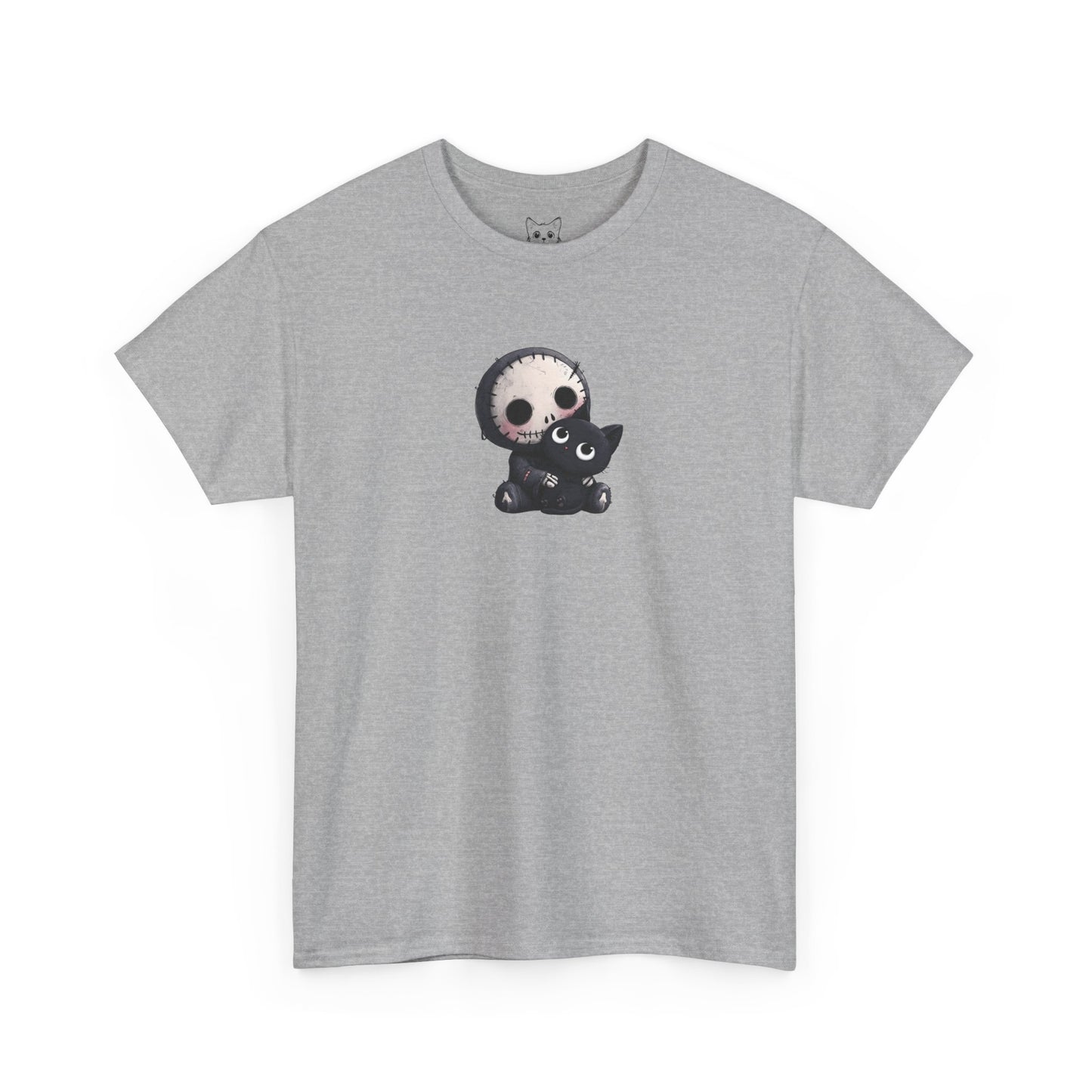 Skull and cat cute Tee