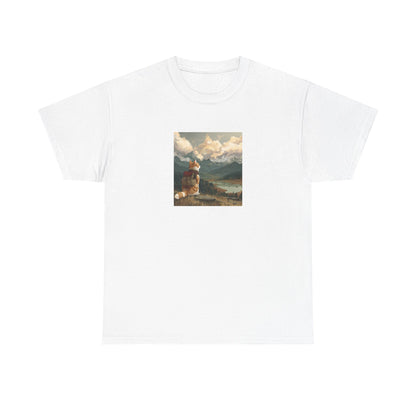 Daydreaming Cat Landscape Tee