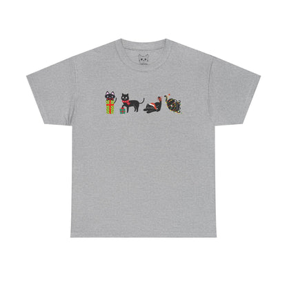 Christmas Cat Chaos T-shirt