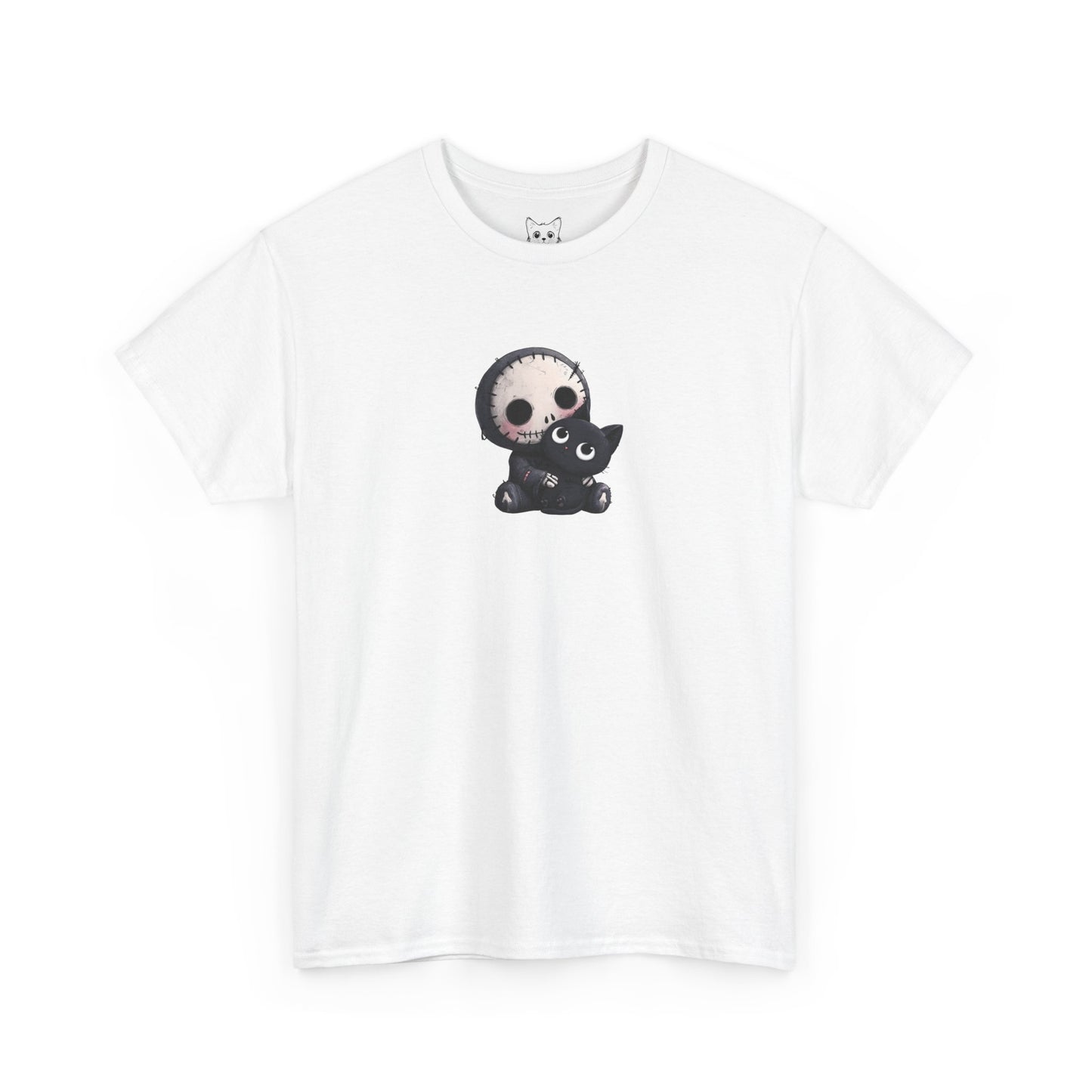 Skull and cat cute Tee