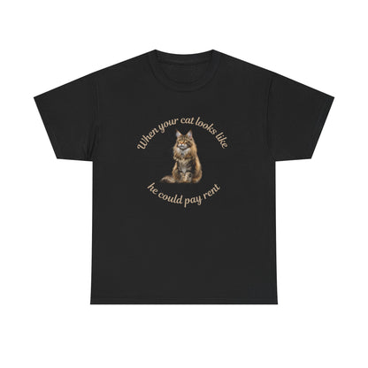 Maine Coon: Big enough to pay rent Tee