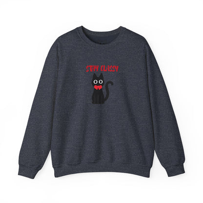 Stay Classy Tuxedo Cat Sweater